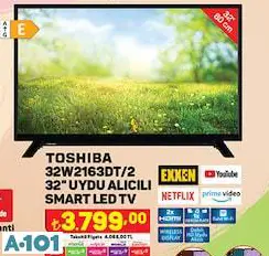 TOSHİBA 32 UYDULU FULL HD SMART LED TV